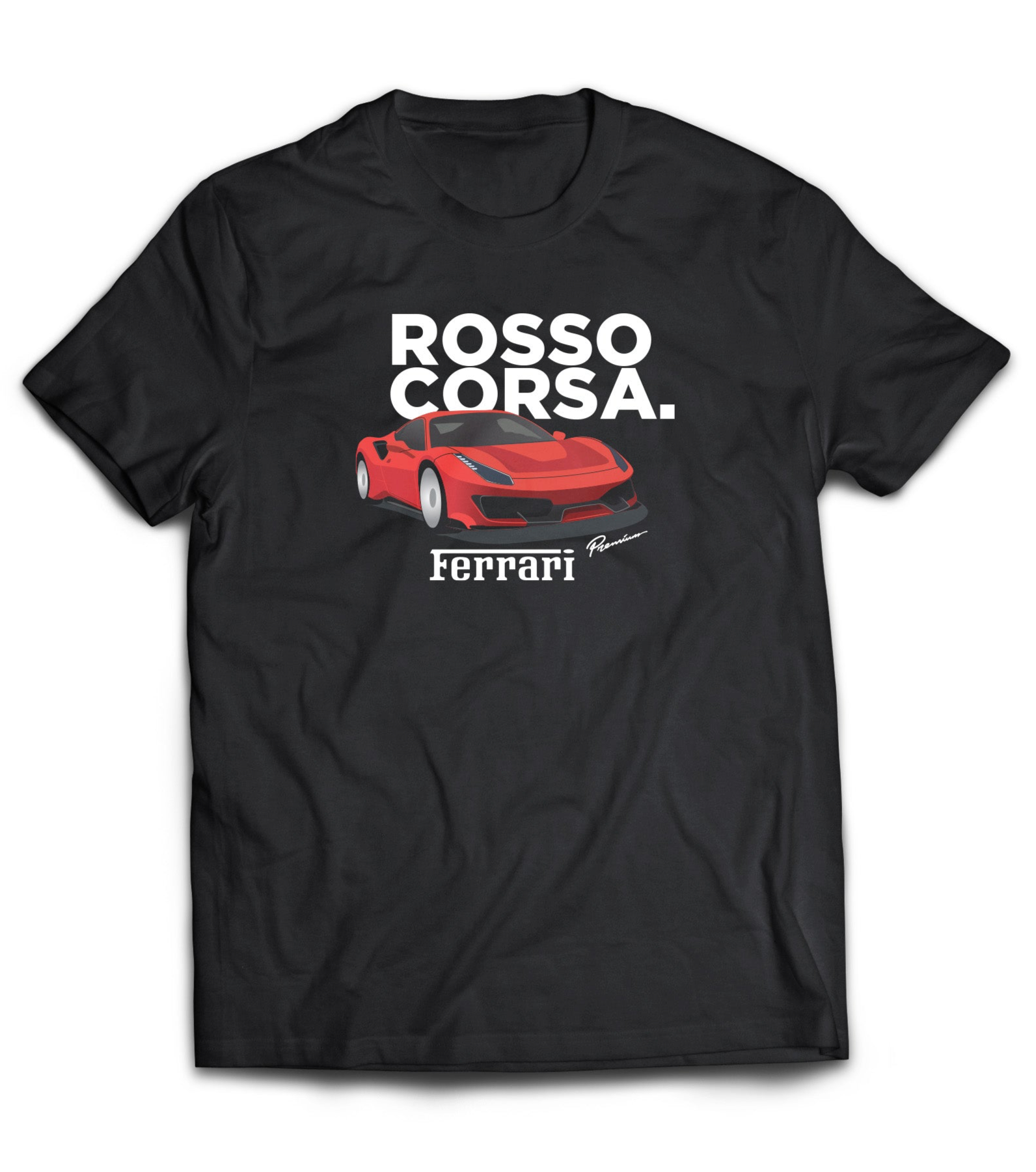 Rosso Corsa Men's Tee (Black)